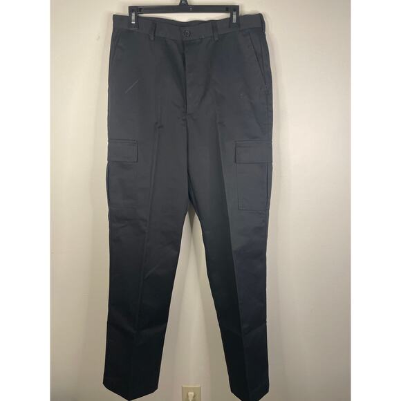 Edwards Black Cargo Uniform Pants Size 34x32 - Picture 3 of 6
